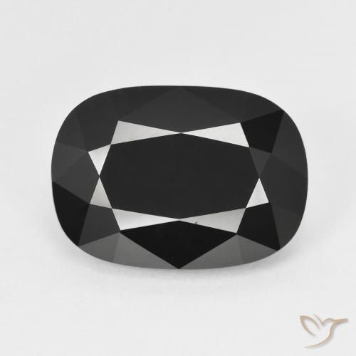 7.52ct Natural Schorl Turmalina, Almofada, Opaco