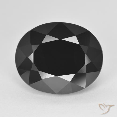 13.51ct Natural Schorl Turmalina, oval, Opaco