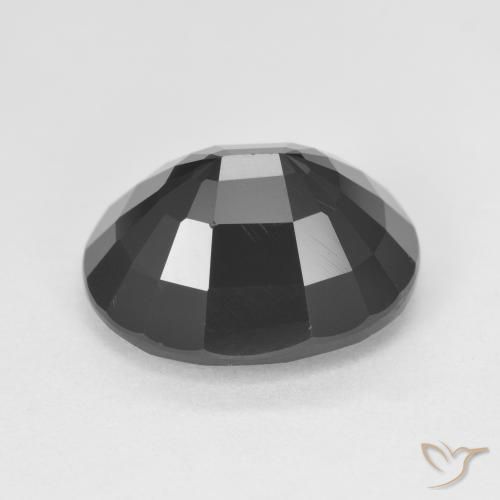 Turmalina Schorl Natural 7.36ct, oval, Opaco