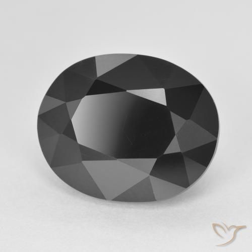 Turmalina Schorl Natural 9.12ct, oval, Opaco