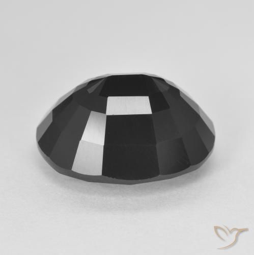 Turmalina Schorl Natural 9.12ct, oval, Opaco