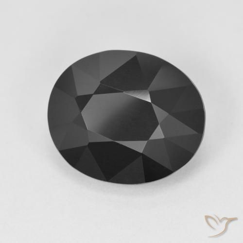 Turmalina Schorl Natural 5.23ct, oval, Opaco