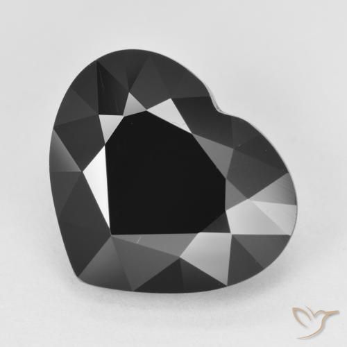 7.20ct Natural Schorl Turmalina, Coração, Opaco