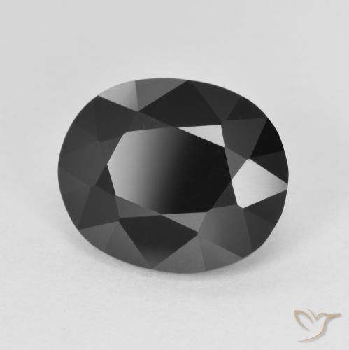 Turmalina Schorl Natural 5.01ct, oval, Opaco