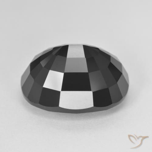 Turmalina Schorl Natural 15.03ct, oval, Opaco