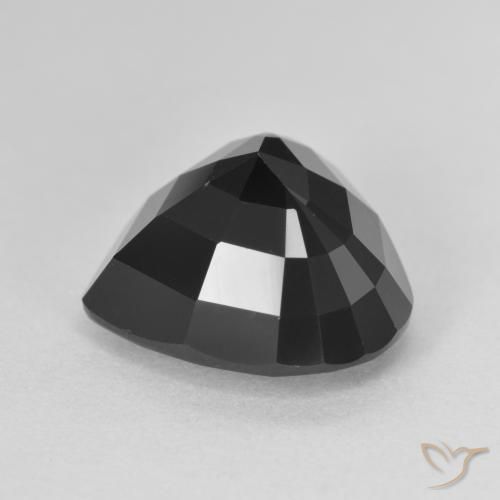 Turmalina Schorl Natural 6.20ct, Coração, Opaco