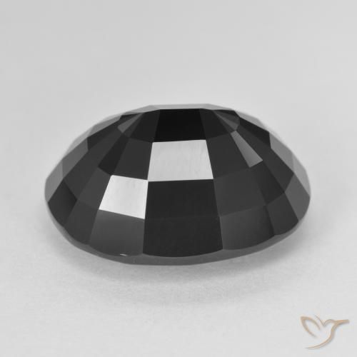Turmalina Schorl Natural 11.68ct, oval, Opaco