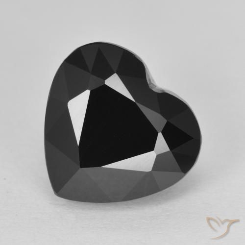 Turmalina Schorl Natural 6.03ct, Coração, Opaco