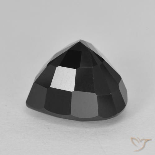 Turmalina Schorl Natural 6.03ct, Coração, Opaco