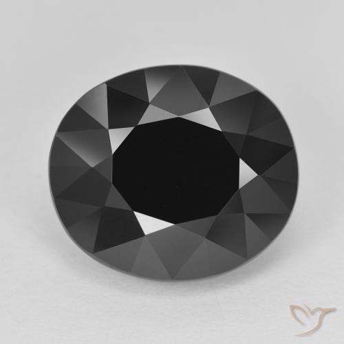 12.17ct Natural Schorl Turmalina, oval, Opaco