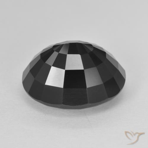 Turmalina Schorl Natural 12.17ct, oval, Opaco
