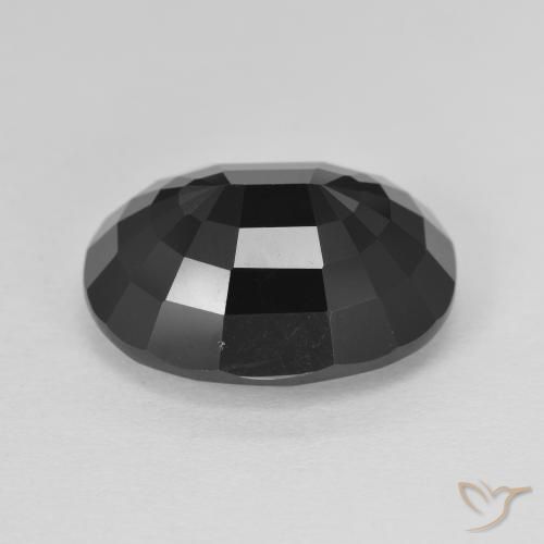 Turmalina Schorl Natural 9.01ct, oval, Opaco