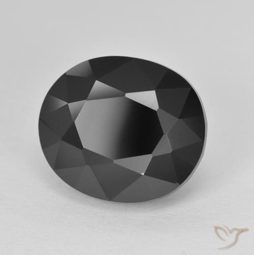 Turmalina Schorl Natural 8.67ct, oval, Opaco