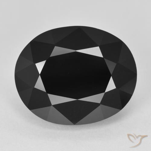 11.49ct Natural Schorl Turmalina, oval, Opaco