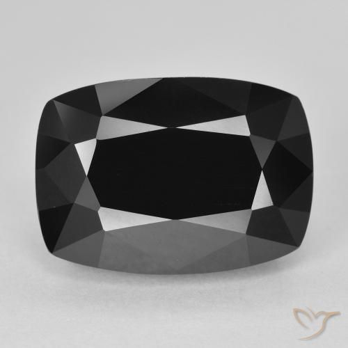 11.42ct Natural Schorl Turmalina, Almofada, Opaco