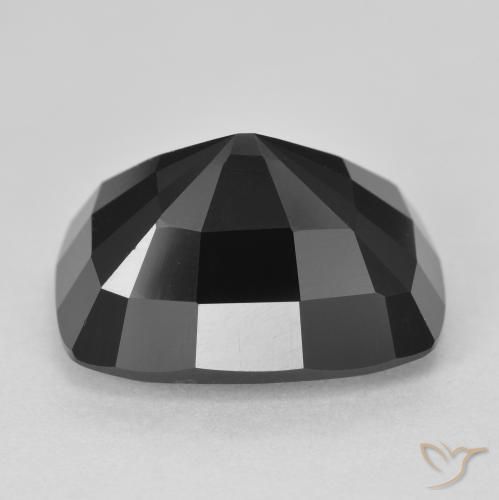 Turmalina Schorl Natural 11.42ct, Almofada, Opaco