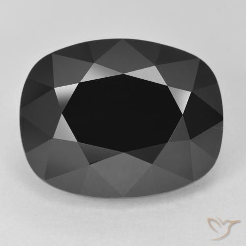 13.95ct Natural Schorl Turmalina, Almofada, Opaco