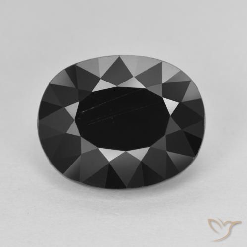 6.38ct Natural Schorl Turmalina, oval, Opaco