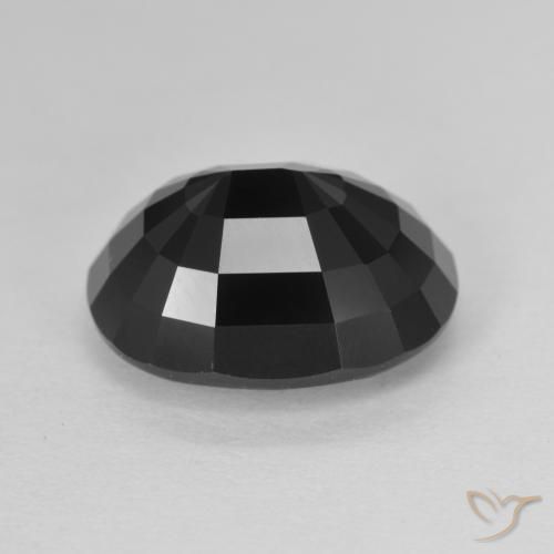 Turmalina Schorl Natural 6.38ct, oval, Opaco