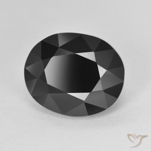 Turmalina Schorl Natural 6.64ct, oval, Opaco