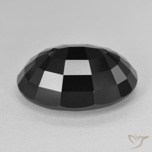 Turmalina Schorl Natural 11.42ct, oval, Opaco