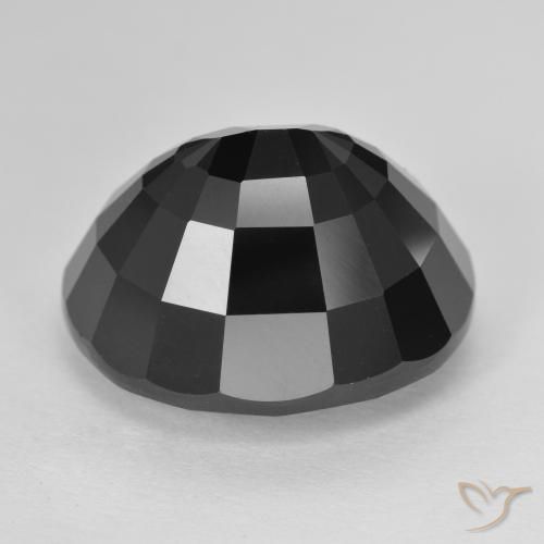 Turmalina Schorl Natural 16.70ct, oval, Opaco