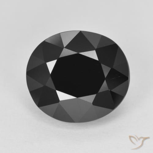 6.82ct Natural Schorl Turmalina, oval, Opaco