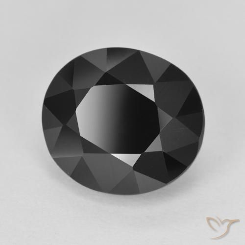 Turmalina Schorl Natural 6.82ct, oval, Opaco