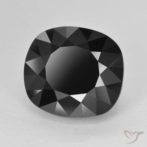 Turmalina Schorl Natural 9.78ct, Almofada, Opaco
