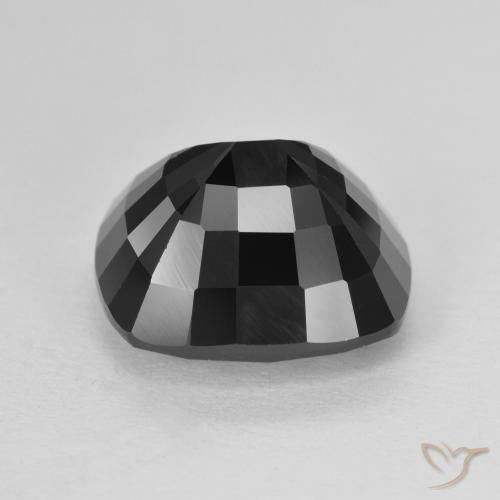 Turmalina Schorl Natural 6.12ct, Almofada, Opaco