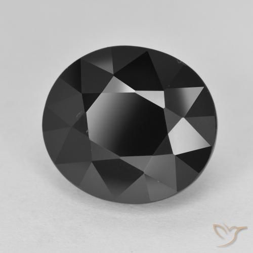 Turmalina Schorl Natural 10.46ct, oval, Opaco