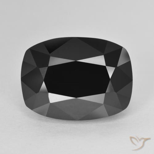 12.24ct Natural Schorl Turmalina, Almofada, Opaco