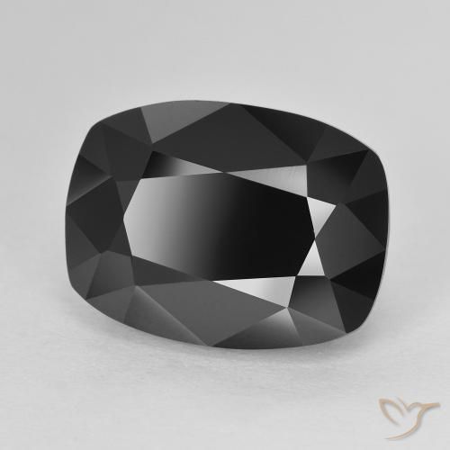 Turmalina Schorl Natural 12.24ct, Almofada, Opaco