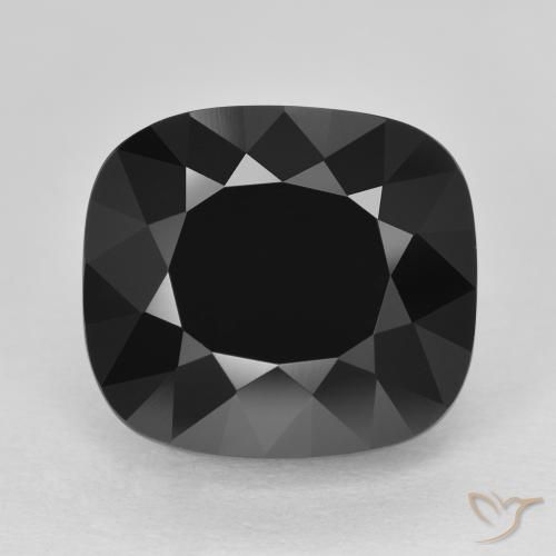 9.04ct Natural Schorl Turmalina, Almofada, Opaco