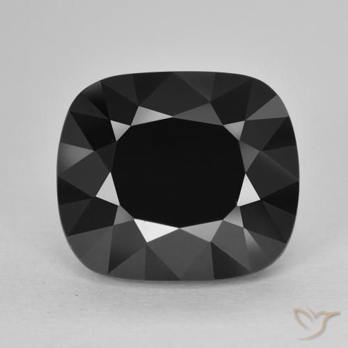 8.45ct Natural Schorl Turmalina, Almofada, Opaco