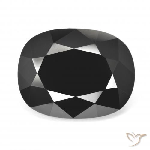 20.56ct Natural Schorl Turmalina, Almofada, Opaco