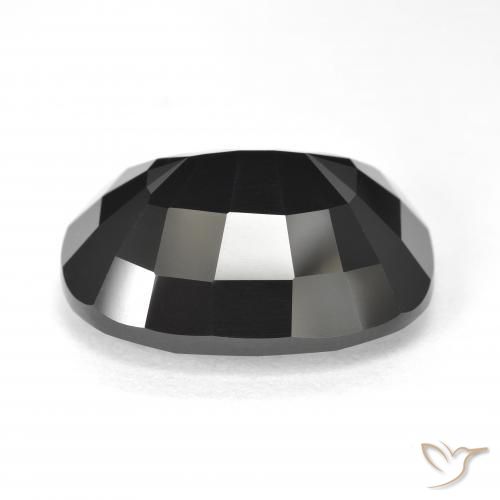 Turmalina Schorl Natural 20.56ct, Almofada, Opaco