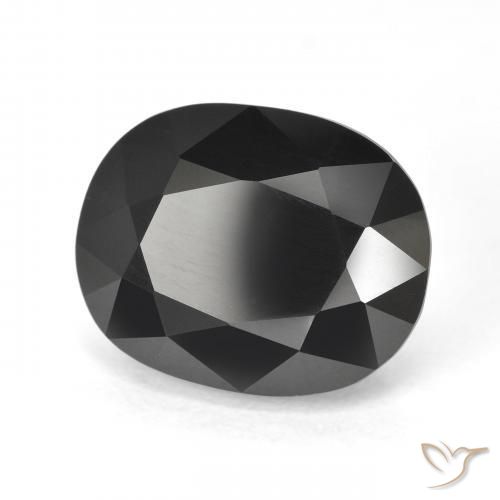 Turmalina Schorl Natural 10.90ct, oval, Opaco