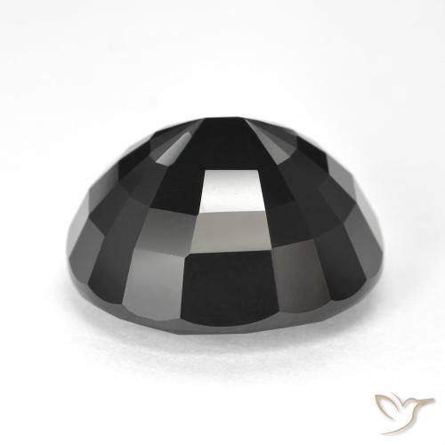 Turmalina Schorl Natural 18.63ct, oval, Opaco
