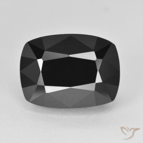 12.57ct Natural Schorl Turmalina, Almofada, Opaco
