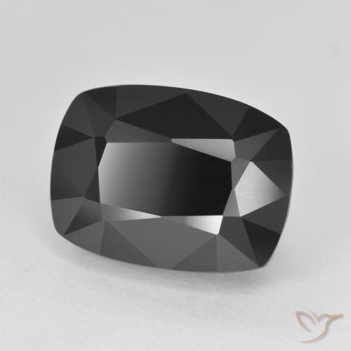 Turmalina Schorl Natural 12.57ct, Almofada, Opaco