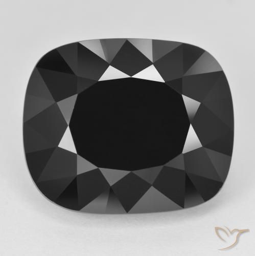 23.92ct Natural Schorl Turmalina, Almofada, Opaco
