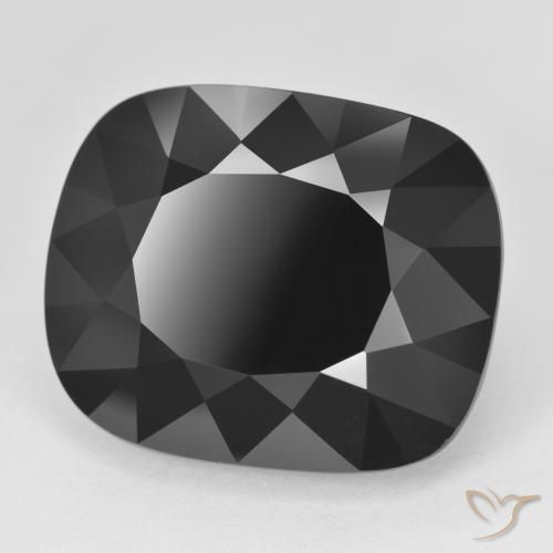 Turmalina Schorl Natural 23.92ct, Almofada, Opaco