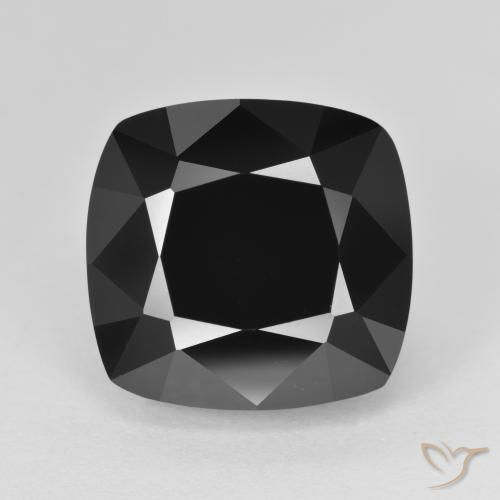 17.86ct Natural Schorl Turmalina, Almofada, Opaco