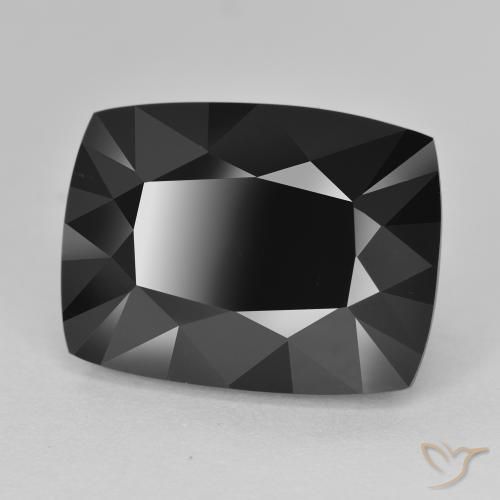 Turmalina Schorl Natural 17.62ct, Almofada, Opaco