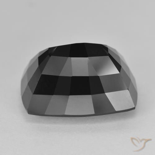Turmalina Schorl Natural 17.62ct, Almofada, Opaco
