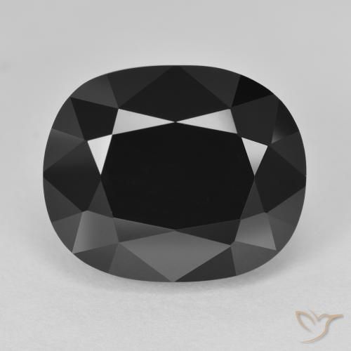 15.29ct Natural Schorl Turmalina, Almofada, Opaco