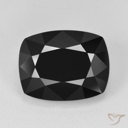 8.62ct Natural Schorl Turmalina, Almofada, Opaco