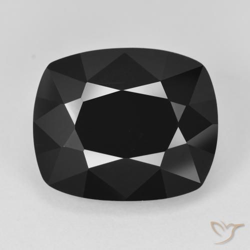 13.44ct Natural Schorl Turmalina, Almofada, Opaco