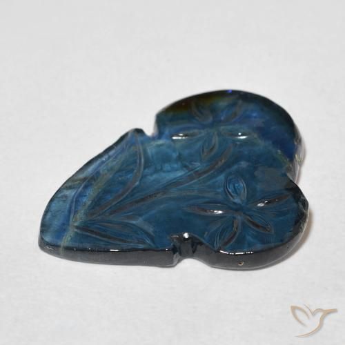 Turmalina Azul marinho profundo Natural 8.15ct, Chique, Transparente